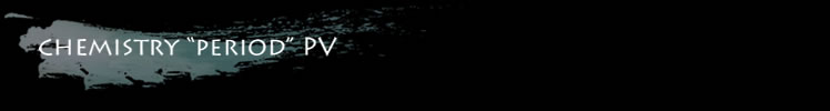 CHEMISTRY "PERIOD" PV